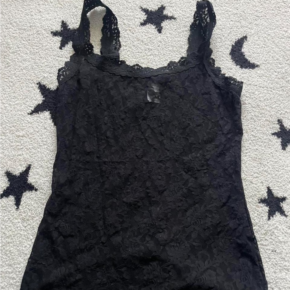 Black Lace Women's Top
